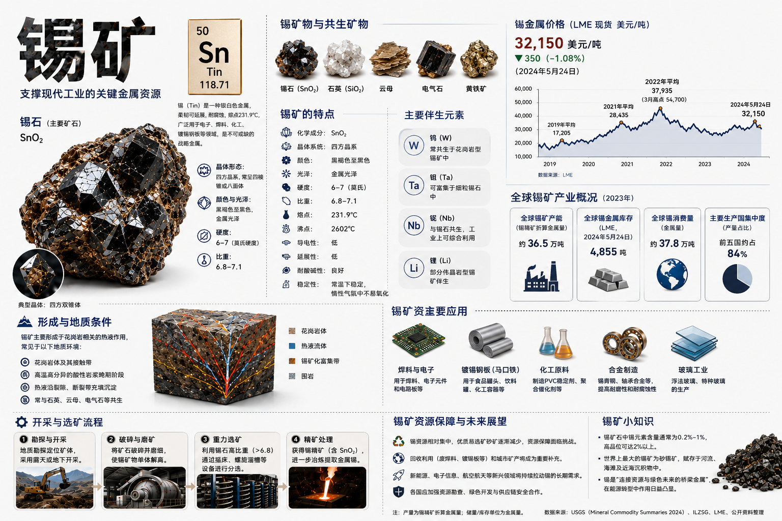 Tin ore and tin concentrate imports into China guide
